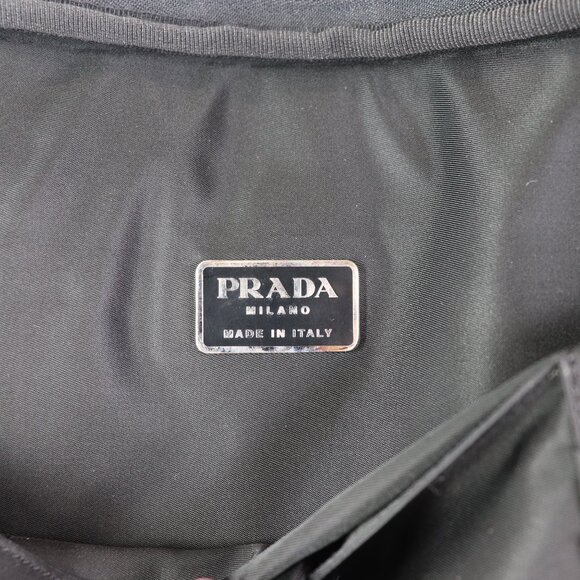 Prada nylon black computer messenger bag - Picture 15 of 16